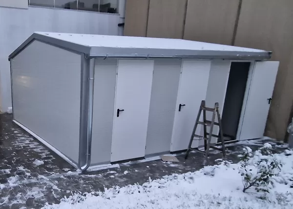 Szabvány méretű tároló: 6x5 m